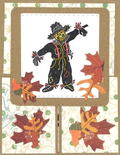 Scarecrow Gate Folded Card